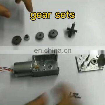 permanent magnet generator worm gear motor 24v