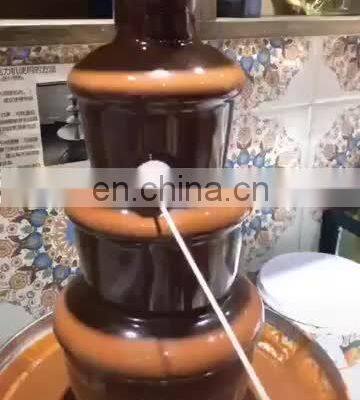 Factory price chocolate fountain machine with 4 layer