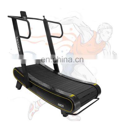 Excellent quality self-generating  curved treadmill  Fitness Equipment unpowered running machine home use treadmill