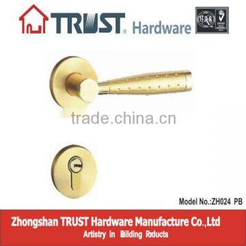 ZH024:Mortise door lock Zinc alloy Lever Door Handle