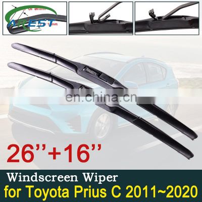 for Toyota Prius C 2011~2020 NHP10 Car Wiper Blade Windscreen Windshield Wipers Car Accessories 2012 2013 2014 2015 2016 2017