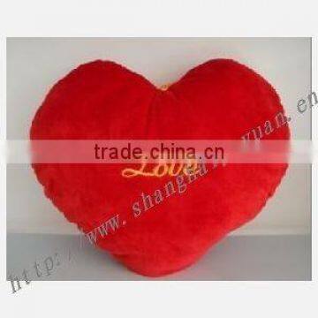 heart-shaped plush cushion ,plush pillow