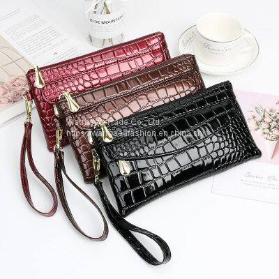 women‘s mini fashion durable leather wallets purses