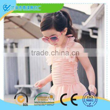 Super Soft One Piece Bathing Suit With Cap for Girls photo-3