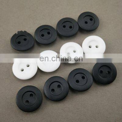 Customized Eco-Friendly Soft Shirt 2 Holes Rubber Button For Garments