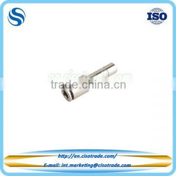 Metal one-touch pneumatic fitting, plug-in air tube fitting