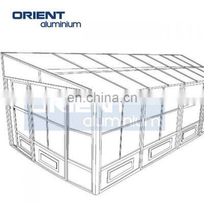 Seasons Solarium Aluminum Triangle Roof Sun Room Glass House Design Factory Supplier photo-4