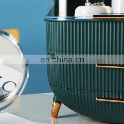 Waterproof Make Up Organizer Acrylic Portable Clear Jewelry Organizer Cosmetic Storage Box Makeup Organization photo-5