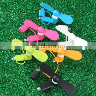 3 In1 Flexible Smartphone Portable Custom Mobile Android Fan USB C photo-2