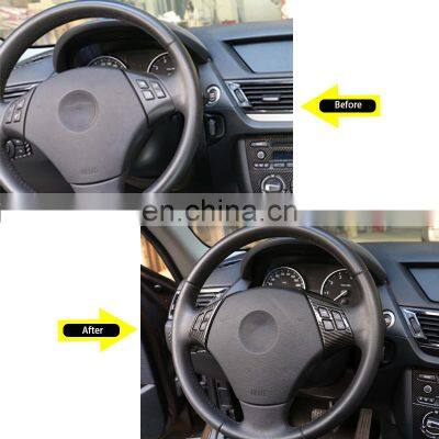 For BMW X1 E84 2010-2013 ABS Chrome Car Steering Wheel Button Frame For BMW E90 E92 3 Series 2005-2012 Accessories 2pcs photo-4
