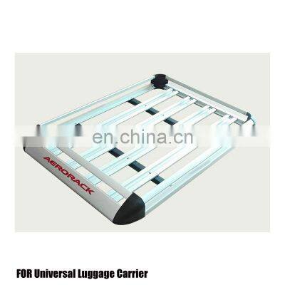 Aluminum Car Accessories Universal Luggage Carrier for 130*100 Roof Rack Cross Bar