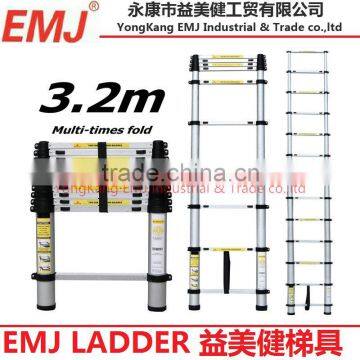 3.2M Aluminium telescopic ladder with carry bag