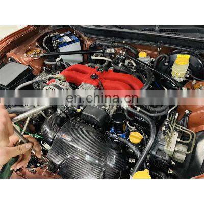 Customer Design Dry Carbon Fiber Auto Parts 3K Twill Cold Air Intake For Toyota GT 86