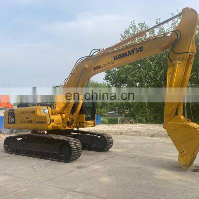 Low price komatsu pc220 second hand pc200-8 pc220-8 excavator for sale