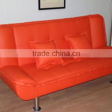 Modern Promotion Folding Leather Futon Sofa Bed Sleeper China Supplier