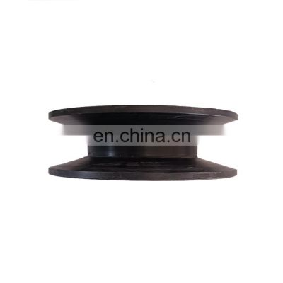 Plastic UHMW PE large Pulley Wheel machining pully wheels wear resistance plastic pulley for sale