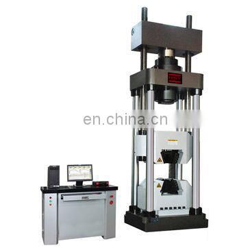 Strain stress controlled 2000kn computer universal material testing machine