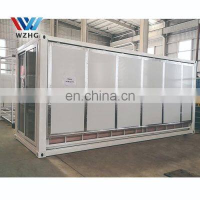 China  casa prefabricada modulares metal storage prefab Red Expandable container house modular house