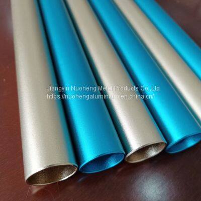 Color Sandblasting Oxidation1 Inch 6063 Aluminium Round Tube Hollow Pipe