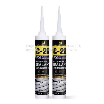 Factory Wholesale Adhesives Glue Waterproof Mildew Proof Weather Resistance RTV Neutral Silicone Sealant photo-4
