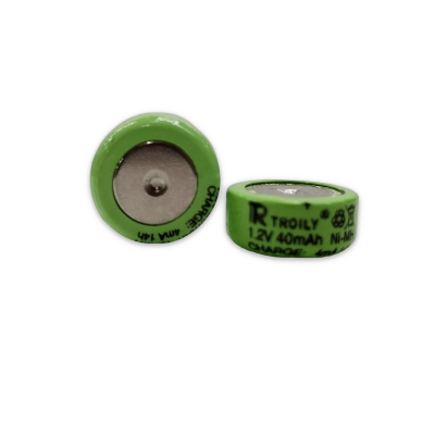 TROILY 1.2V40mAH Button Rechargeable Battery 70℃ Nickel-Metal Hydride Battery photo-5