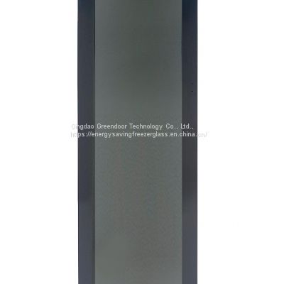 Wine cooler glass door