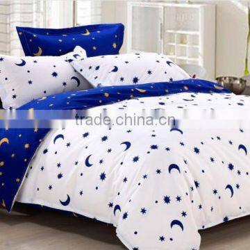 Very Cheap Wholesale Printed Polyester Fabric Monochromatic Bedding Set photo-6