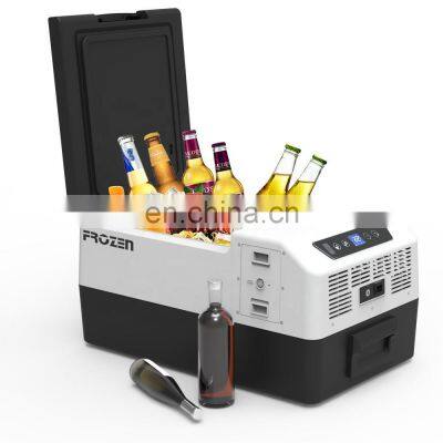 15L 30L 40L 50L Waterproof Refrigerator Portable Solar Car Fridge AC DC Camping 12v Freezer for Outdoor RV 4DW