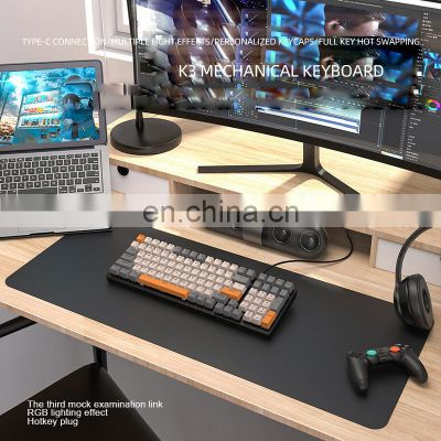 laptop bluetooth gamer accessories teclado wireless colored computer usb gaming computer ergonomic rgb led mechanical keyboard