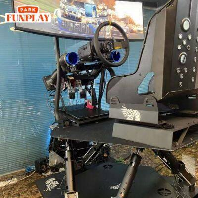 Professional Racing Simulator Cockpit 6DOF Motion Rig VR Ready for VR Steam PS Window Racing Game Ultimate Home Racing Experience photo-4
