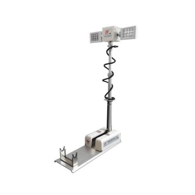 Portable Lighting Tower With 3kW Gasoline Generator & 2×500W Halogen Lamps