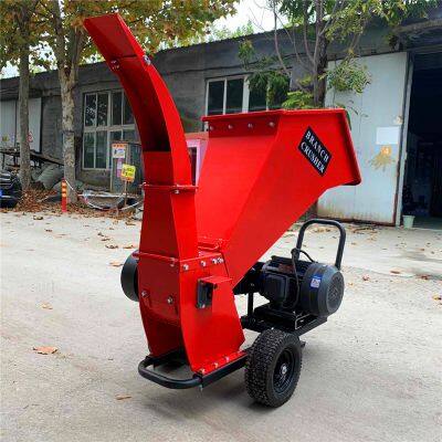 Branches crusher, orchard branch crusher, diesel, gasoline, electric multi-function mobile crusher, garden tree, straw, wood crusher