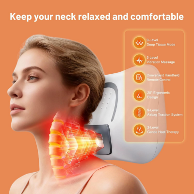 Cervical Neck Massager With Stretching Support MH-LK03 photo-5