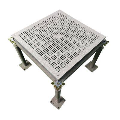 Aluminum Alloy Anti-Static Ventilated Floor Panel 600x600x55mm for Cleanroom Raised Access Floor System ( Uniform Load 1800kg)