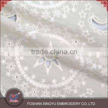 Latest Design Customized Moon and Star Pattern Micro Fiber Polyester Cotton Fabric photo-5