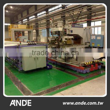 High efficiency automatic longitudinal rolling seam welding machine for train fabrication