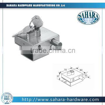 FT-55 High Quality Frameless Glass Door Electric Door Lock, Stainless Steel Sliding Door Locks, Sliding Glass Door Lock photo-2