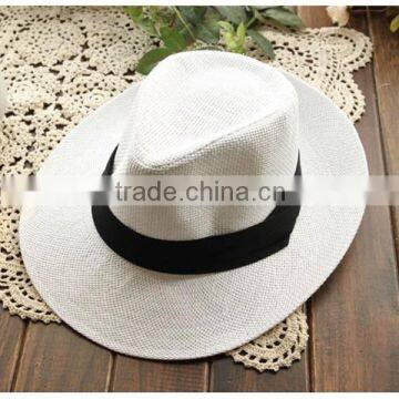Promotion Cheap Plain Wholesale Straw Cowboy Hats Ladies Straw Hats Beach Shading Unisex Cowboy Straw Hat photo-5