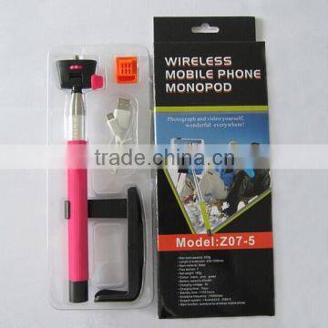Hot Selling Stock Bluetooth Smartphone Monopod for iPhone 4G 5G 6G Bluetooth Monopod