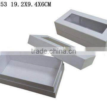Factory Customized Paper Socks Packing Box with PVC Window