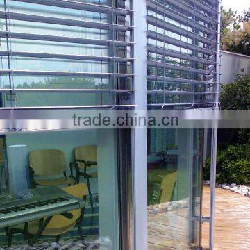 anodized aluminium blades frame for exterior blind