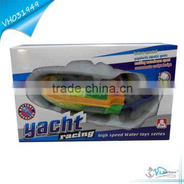 Battery Operated Toy Plastic Speed Boat Yacht