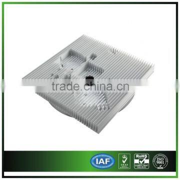 CNC milling aluminum heatsink with high precision