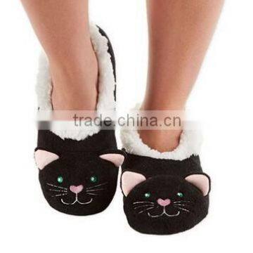 Animal Heads Super Cozy Soft Coral Fleece Lined Footcoverings/Soft Stuffed Footcoverings With Skid Resistant Sole photo-5