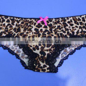 Fashion High Quality Wholesale Hot Sell Sexy Leopard Print Lace Sexy Lady Panty photo-5