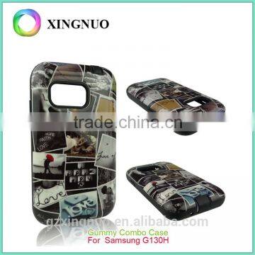 2 in 1 Custom Print PC Tpu Phone Case for Samsung G130H Young 2 photo-6