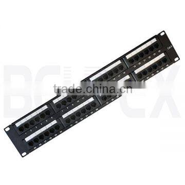 19" Patch Panel 24 Port Cat.5e UTP Unshielded High Quality Cat5e Patch Panel