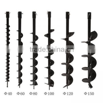 Earth auger drill bits for gasoline machine