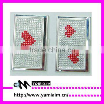 rhinestone business card holder