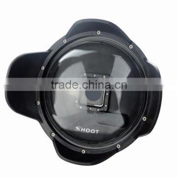 SHOOT New GoPro Waterproof Diving Dome Port with Lens Hood for GoPro Hero 3+/4